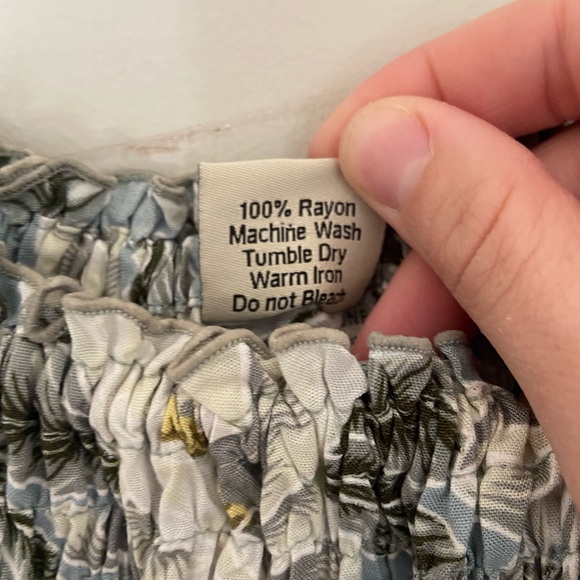 Hula hula one size fits all floral print maxi dress - Picture 4 of 6